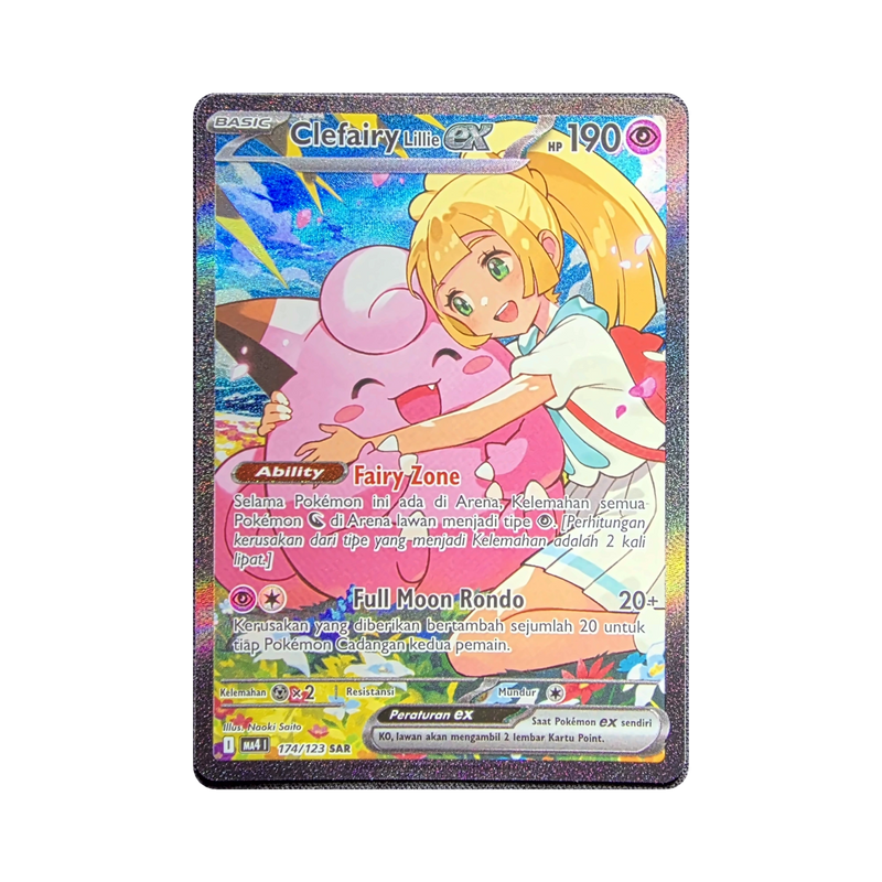 Lillie's Clefairy ex 174/123 SAR Indonesian