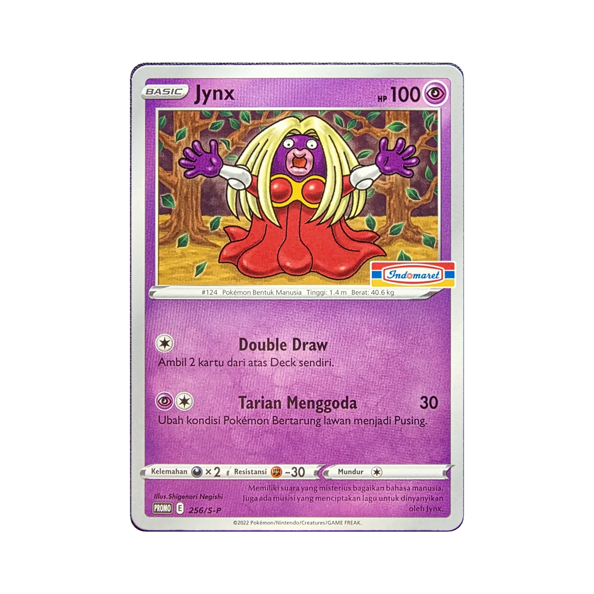 Jynx 256/S-P Indonesian Pokemon promo card