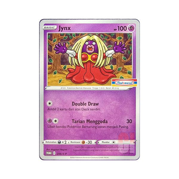 Jynx 256/S-P Indonesian Pokemon promo card