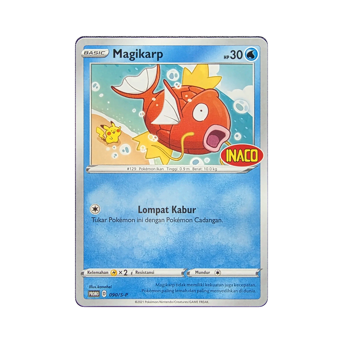 Magikarp 090/S-P Indonesian Pokemon promo card