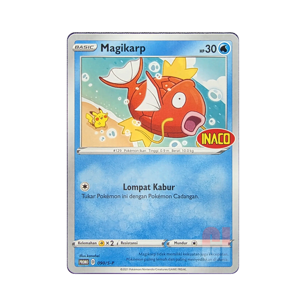 Magikarp 090/S-P Indonesian Pokemon promo card
