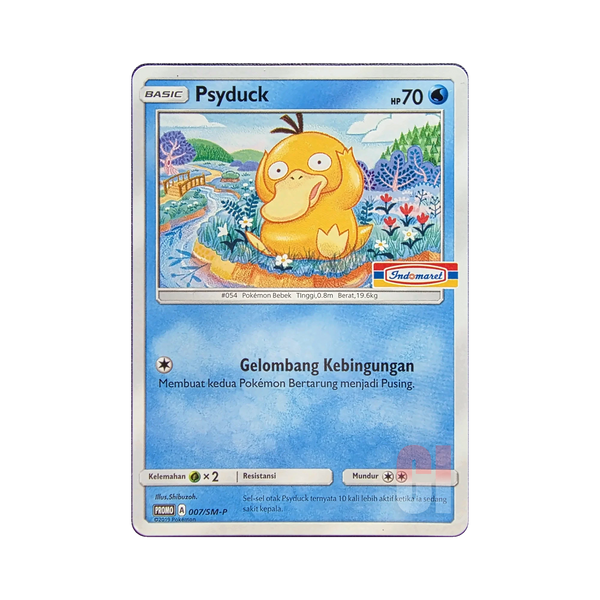 Psyduck 007/SM-P Indonesian Pokemon promo card