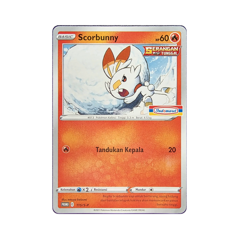 Scorbunny 115/S-P Promo Indonesian