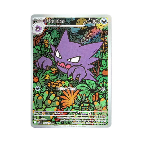 Haunter 113/103 AR Indonesian Pokemon card