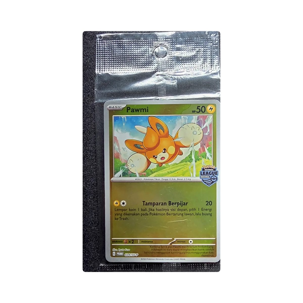 Pawmi 024/SV-P Indonesian league promo, factory sealed sleeve