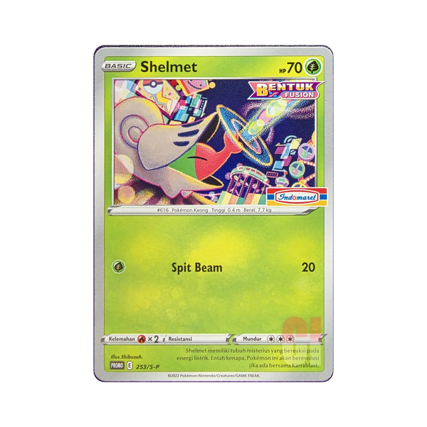 Shelmet 253/S-P Indonesian Pokemon promo card